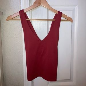 girlfriend collective lava zoe tank - size medium